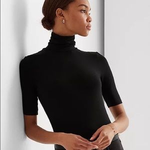 Ralph Lauren Black Slim-Fit Turtleneck ~ S/P ~ NWOT